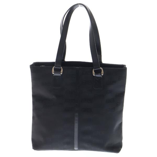 バレンシアガ ナイロン トートバッグ ボストン 黒 ロゴBB BALENCIAGA（バレンシアガ） BBロゴ ナイロントートバッグ ブラック