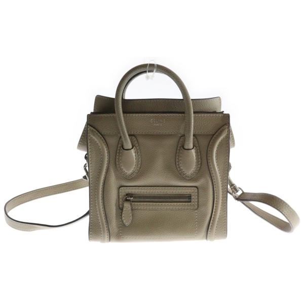 CELINE ラゲージ ナノショッパー　ハンドバッグ ショルダー　2WAY CELINE セリーヌ ラゲージ ナノ ショッパー 2WAYバッグ