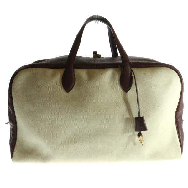 a*o様 【極美品】HERMÈS ヴィクトリア50 トラベルバッグ トワルアッシ a*o様 【極美品】HERMÈS ヴィクトリア50 トラベルバッグ トワルアッシ a*o
