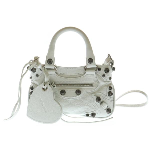 BALENCIAGA バレンシアガ シティ ミニボストン ショルダー ミラー付き BALENCIAGA（バレンシアガ） ショルダーバッグ LE CAGOLE SHO BAG XS