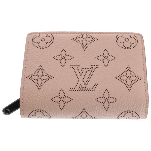 極美品　ルイヴィトン マヒナ ポルトフォイユ クレア 折り財布 マグノリア 極美品】ルイヴィトン マヒナ ポルトフォイユクレア ブルー 折財布