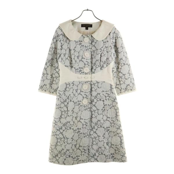 ルイヴィトン　ランウェイモデル　フラワー　ジャケット　34 1B LOUIS VUITTON（ルイ・ヴィトン） 06SS フラワージャガード総柄