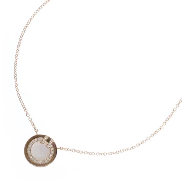 TIFFANY&Co ティファニー Tトゥ サークル マザーオブパール ダイヤ