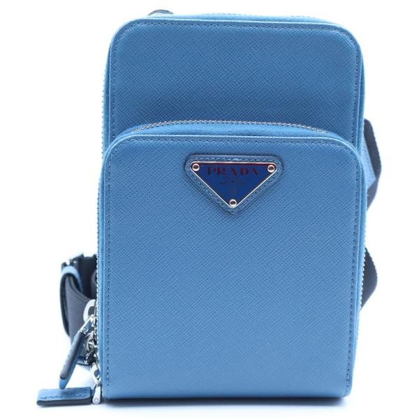 写真PRADA プラダ　サフィアーノレザー　バッグ　ターコイズブルー PRADA（プラダ） バッグ レディース ブランド ハンドバッグ ショルダー