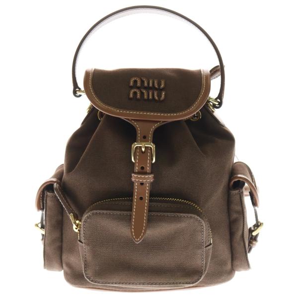 専用☆　miumiu　ビジュー　リュック　レザー　2way ハンドバッグ org.jpg