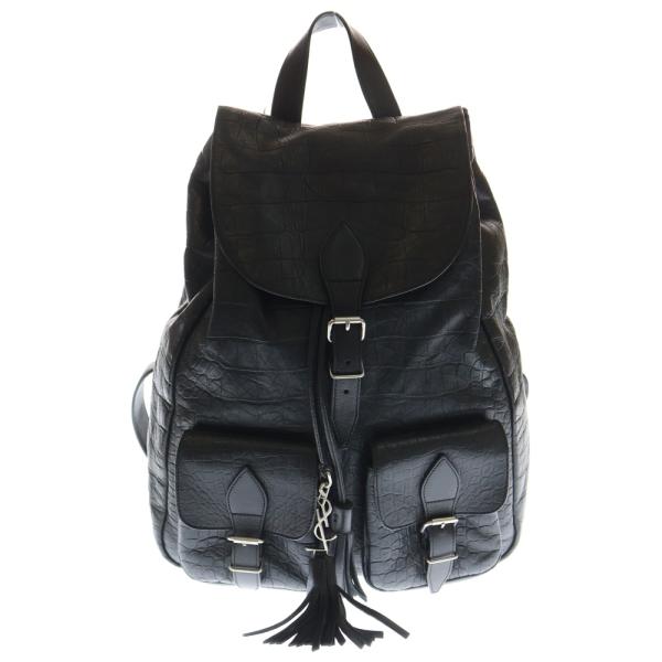 SAINT LAURENT PARIS サンローランパリ バックパック リュック クロコ