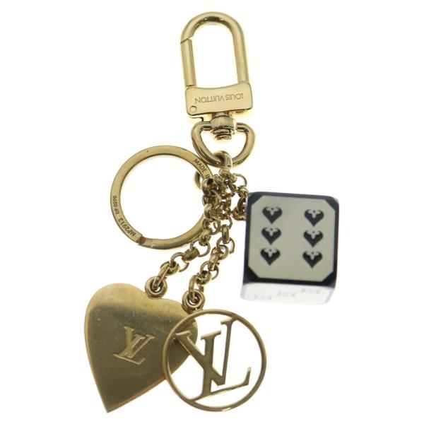 【K】ルイヴィトンポルトクレハートバッグチャーム LOUIS VUITTON（ルイ・ヴィトン） ポルトクレ ゲームオンステーキング