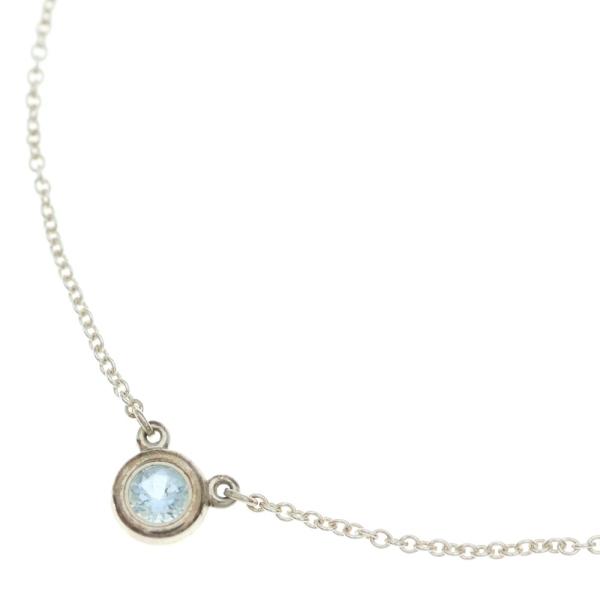 カラー バイザヤード アクアマリン ペンダント シルバー Tiffany 925 TIFFANY&Co.（ティファニー） TIFFANY & Co.(ティファニー