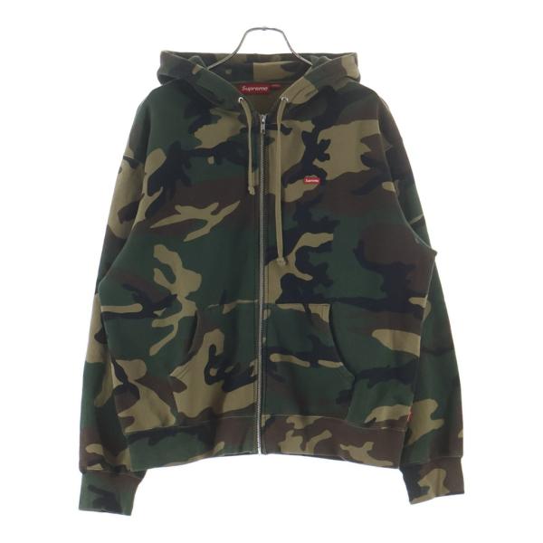 Supreme（シュプリーム） スモールボックスロゴ ジップパーカー カモ柄