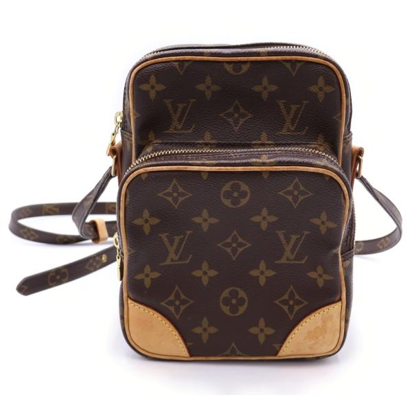 LOUIS VUITTON ルイヴィトン モノグラム アマゾン ショルダーバッグ ミニバッグ ブラウン ゴールド金具 レザー×PVC M45236 LOUIS VUITTON（ルイ・ヴィトン） モノグラム アマゾン ショルダー
