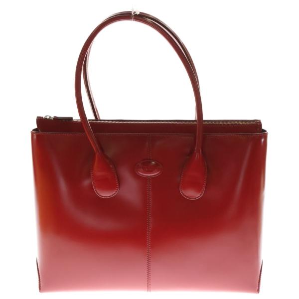 TOD'S（トッズ） ロゴ エナメルレザー 2WAYトートバッグ ショルダー
