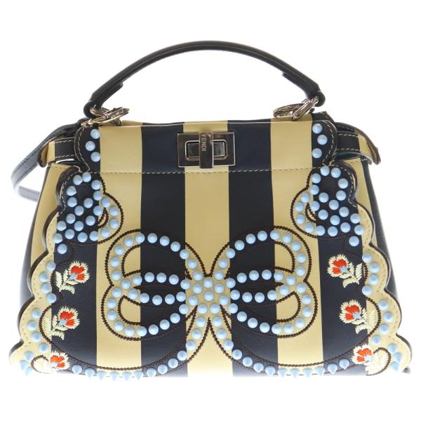 【激レア】FENDI ピーカブー ミニ 装飾 2wayショルダーバッグ 限定生産 shopbring_9725k050012