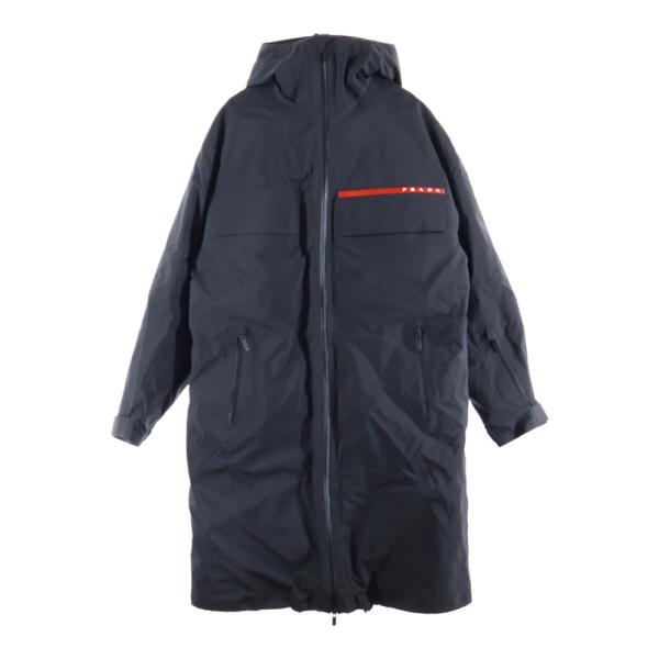 PRADA（プラダ） 18AW Linea Rossa リネア ロッサ ラバーロゴ ジップ