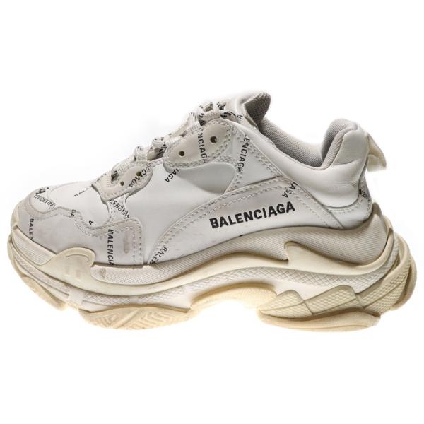 バレンシアガ　triple s ホワイト スニーカー BALENCIAGA】トリプル S クリアソール ホワイト (BALENCIAGA
