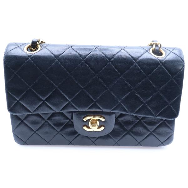 CHANEL（シャネル） マトラッセ23 ラムスキン ゴールド金具 ブラック