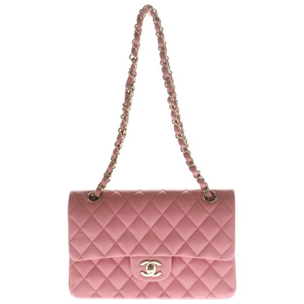 シャネル CHANEL マトラッセチェーンショルダー 23番台 レッド シルバー/ゴールド金具 キャビア レディース ショルダーバッグ CHANEL（シャネル） マトラッセチェーンショルダー 23番台 レッド