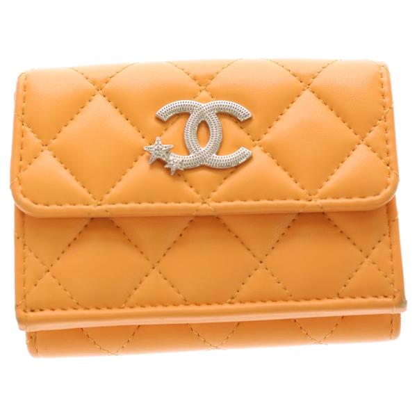 CHANEL（シャネル） ココマーク スター 三つ折り財布 コンパクト