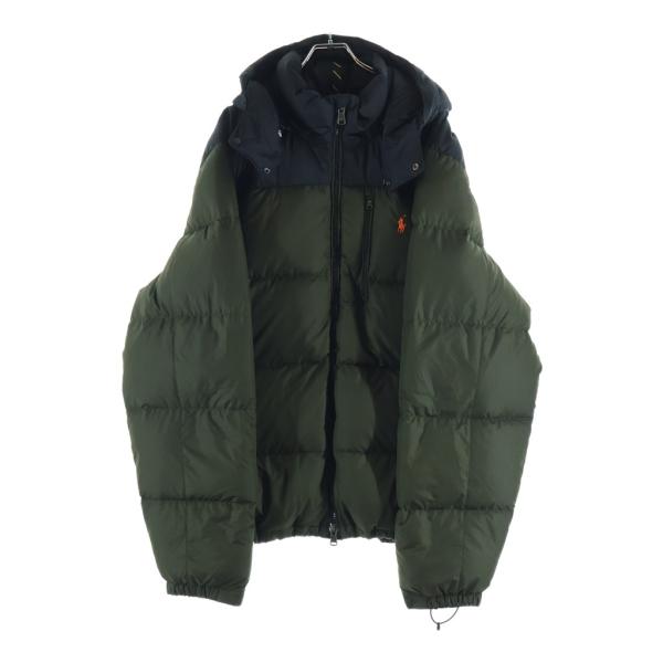 POLO RALPH LAUREN ポロラルフローレン Gorham Down Jacket ダウンジャケット ポリエステル フード カーキ 03945310963 POLO RALPH LAUREN（ポロ・ラルフローレン） Gorham Down Jacket