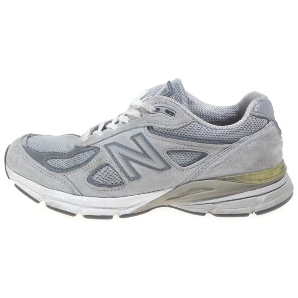New Balance ニューバランス M990GL4 GRAY ローカットスニーカー シューズ USA製 スエード メッシュ グレー US8.5/26.5cm