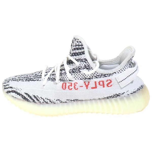 アディダス YEEZY BOOST 350 V2 ZEBRA イージーブースト ゼブラ カニエウェストコラボ ローカットスニーカー US9 CP9654