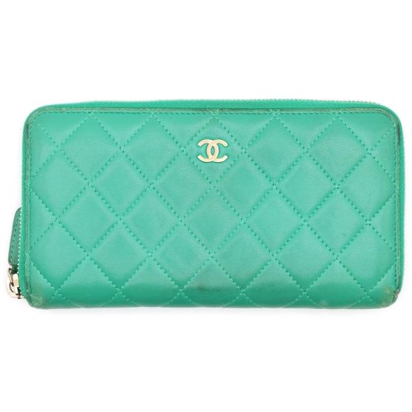 CHANEL（シャネル） マトラッセ ラウンドファスナー長財布 ロング