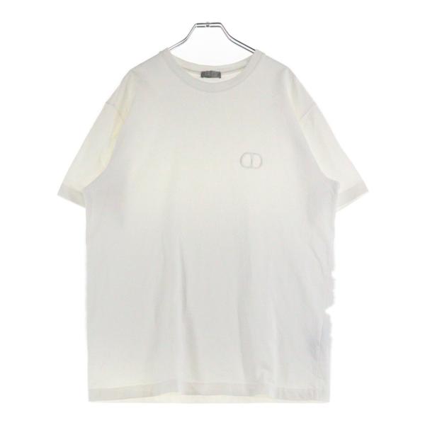 DIOR ディオール CD ICON ロゴ刺繍 クルーネック 半袖Tシャツ