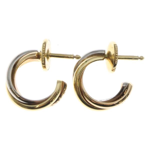 Cartier（カルティエ） トリニティ ピアス イエローゴールド ピンク