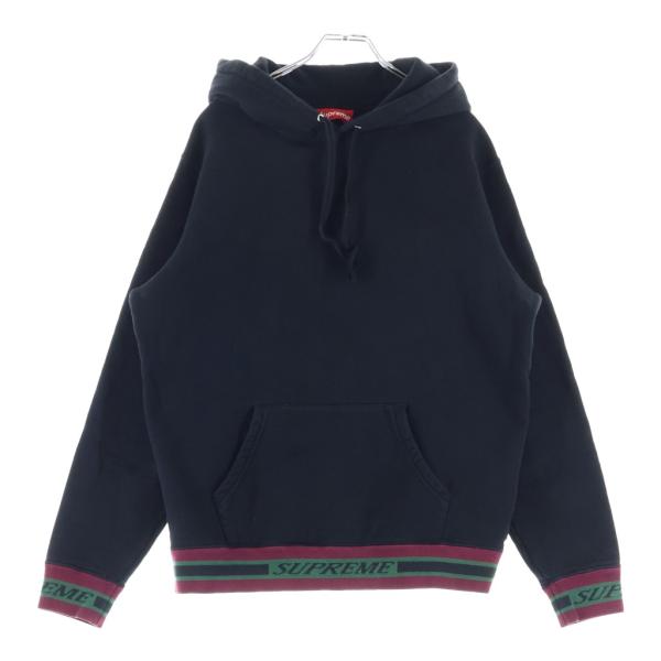 Supreme（シュプリーム） ストライプリブフーディットパーカー