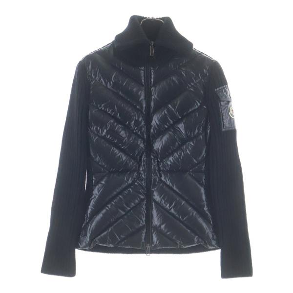 MONCLER（モンクレール） 21AW ニット切り替え ジップアップ ダウン