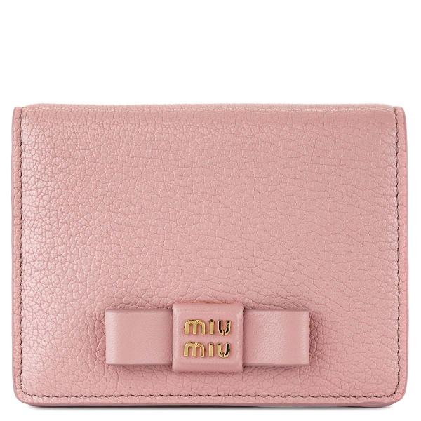 ミュウミュウ 二つ折り財布 ピンク 5mv4 2fpp F0e18 Gulfcoastpartnership Org