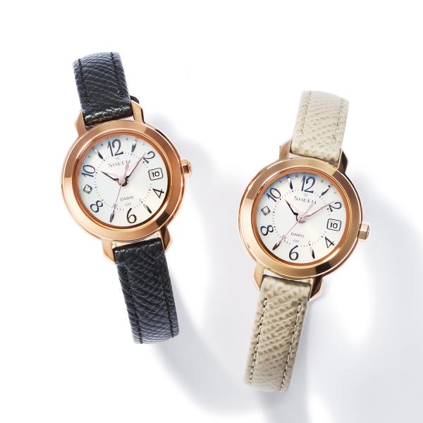 SHEEN（CASIO） 腕時計 カシオ 電波ソーラー腕時計 日本製ムーブメント