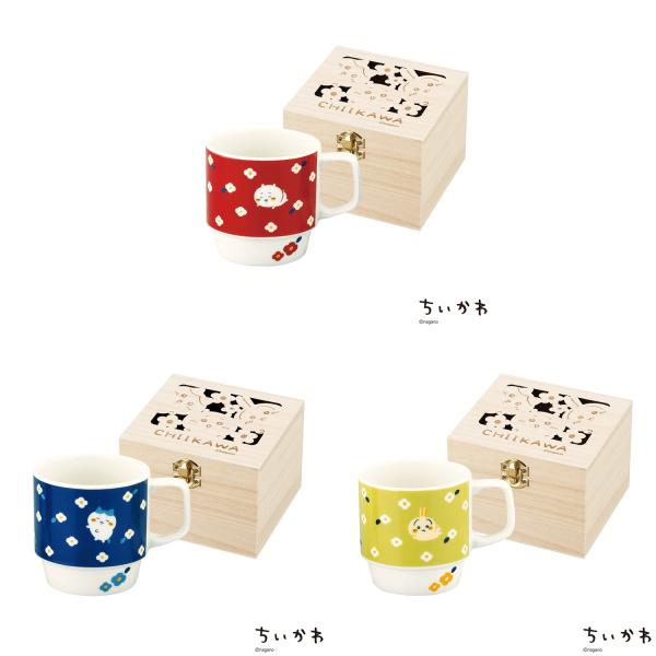 ちいかわ 日本製 マグカップ  ＜木箱入り＞ ちいかわ ハチワレ うさぎ