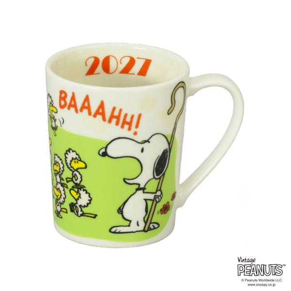 爆買 スヌーピー マグカップ 日本製 2027 未年 ネット限定商品
