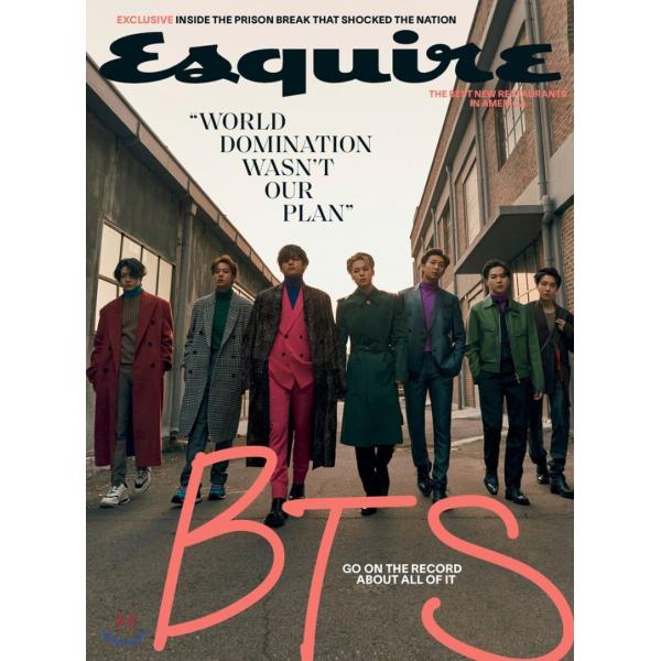 Esquire USA : 2020/ 12月 Winter : BTS 防弾少年団 cover 米国雑誌 翻訳紙付き！