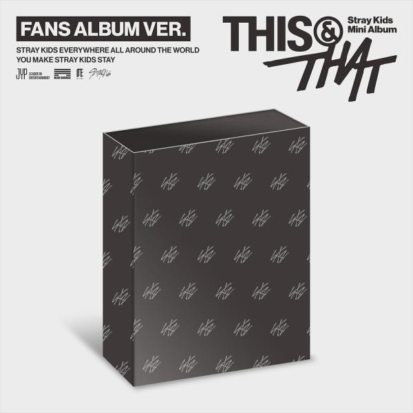 straykids fans album 新品未開封アルバム　20枚 Stray Kids THIS & THAT / Mini Album (FANS ALBUM VER.) SKZ : SHOP