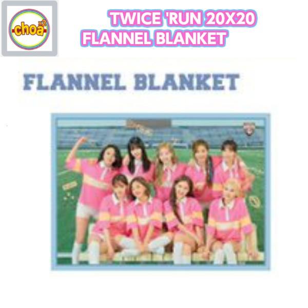 TWICE FLANNEL BLANKET 'RUN 20X20' SPECIAL MD /トゥワイス 公式グッズ