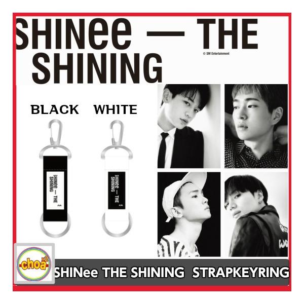[SHINee] THE SHINING ストラップキーリング  WHITE, BLACK 2018 SHINee SPECIAL PARTY OFFICIAL GOODS