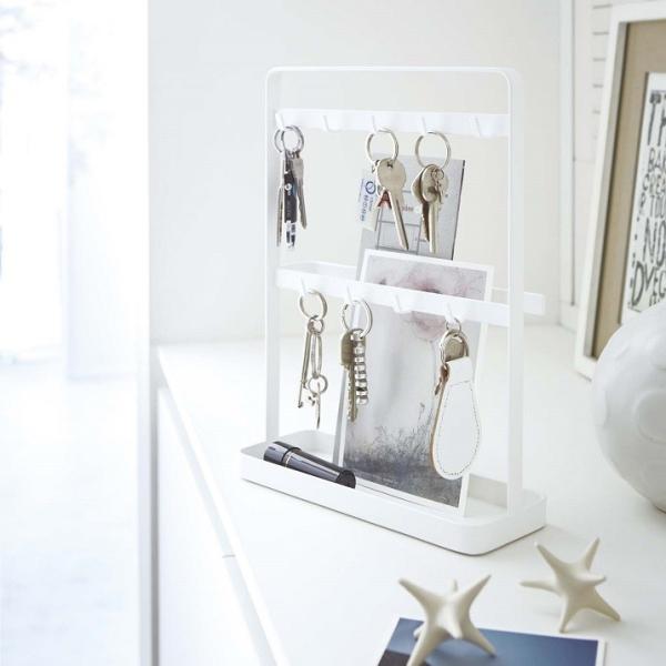 キーフックスタンド Smart スマート ホワイト 白 トレイ付 鍵 玄関収納 小物掛け 小物入れ シンプル インテリア Buyee Buyee Japanese Proxy Service Buy From Japan Bot Online