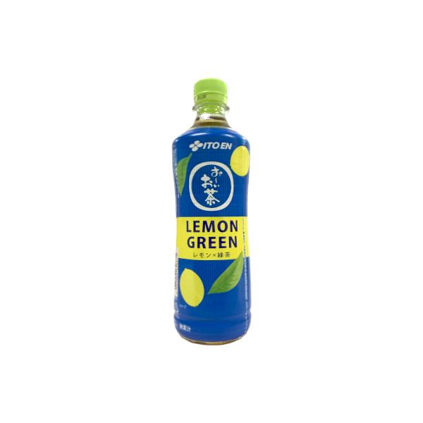送料無料 おーいお茶 レモングリーン 600ml ペット 24本入×2ケース