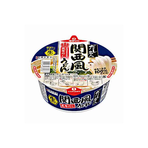送料無料 だし名人 昆布だし関西風うどん 寿がきや 12個入