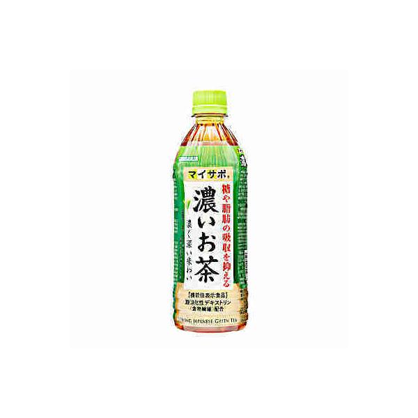 送料無料 マイサポ 濃いお茶 サンガリア 500ml ペット 24本入