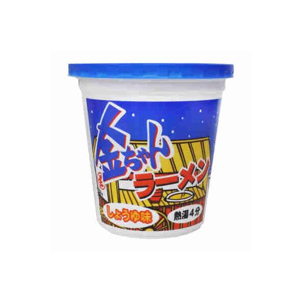 送料無料 金ちゃんラーメン カップ しょうゆ味 徳島製粉 12個入