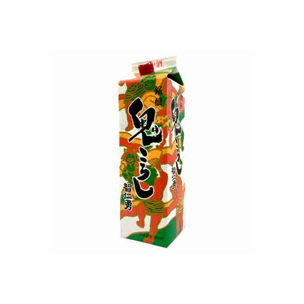 送料無料 智仁勇 鬼ころし 日新酒類 1.8L パック 6本入×2ケース