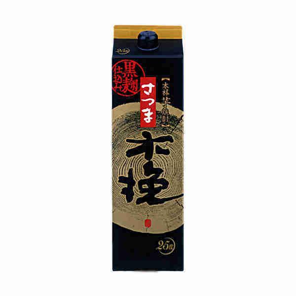送料無料 さつま木挽 黒麹仕込み 芋 25度 雲海酒造 1.8L(1800ml) パック 6本入
