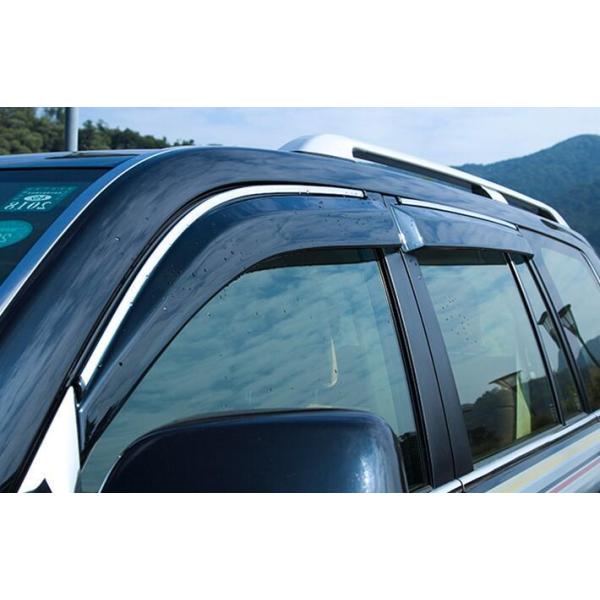 トヨタ ランドクルーザー200 専用サイドバイザー ドアバイザー 4ｐセット