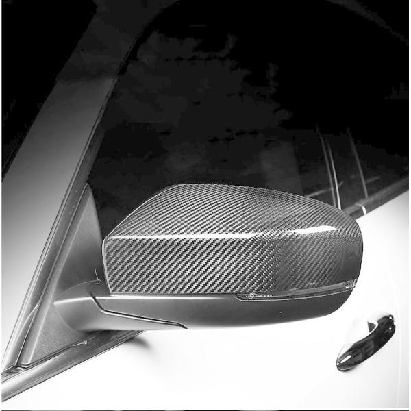サイド　ドアミラーカバー 【マセラティ maserati ギブリ/クアトロポルテ】専用 リアルカーボン 2PCS 2014?2016