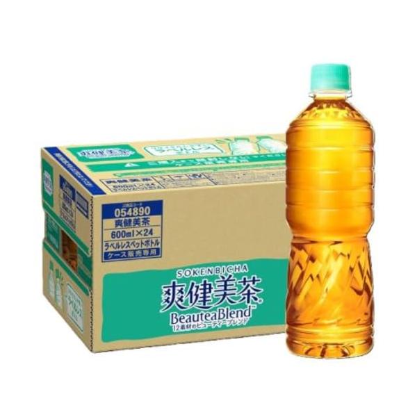 コカ・コーラ 爽健美茶 ラベルレス 600ml ×24本
