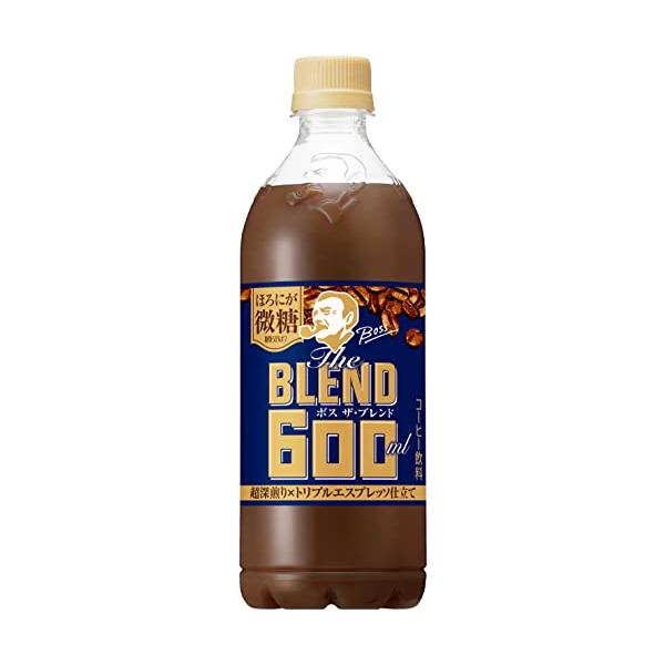 他サイト： サントリー ボス The BLEND ほろにが微糖 液体 コーヒー 600ml×24本の商品画像