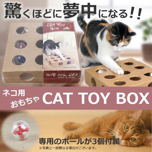 猫用 おもちゃ 猫の好奇心をそそる キャット トイ ボックス ペット用品 おもちゃ 玩具 猫 ボール Et Cattoyb C0123 7a Shop East 通販 Yahoo ショッピング
