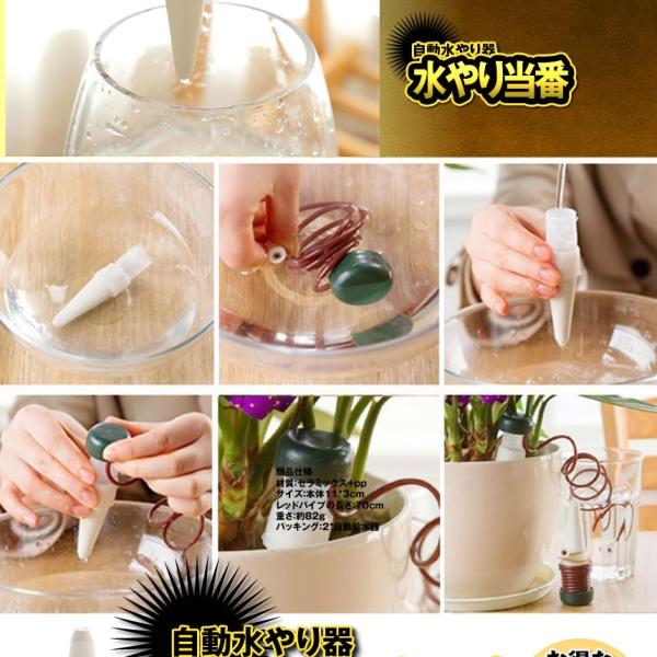 水やり当番 8個セット 観葉植物 自動水やり器 自動給水器 自宅 植木鉢 植物 留守中 園芸 盆栽 栄養 木 8 Mizutouban Buyee Buyee Japanese Proxy Service Buy From Japan Bot Online